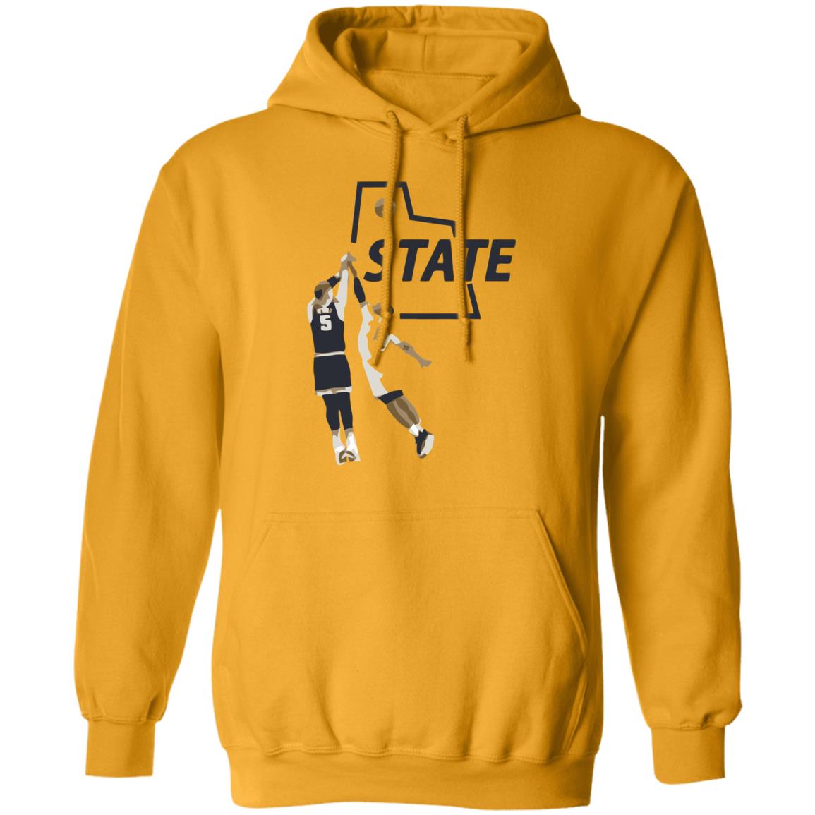 U State Sam Baseball White Hoodie - Teechipus