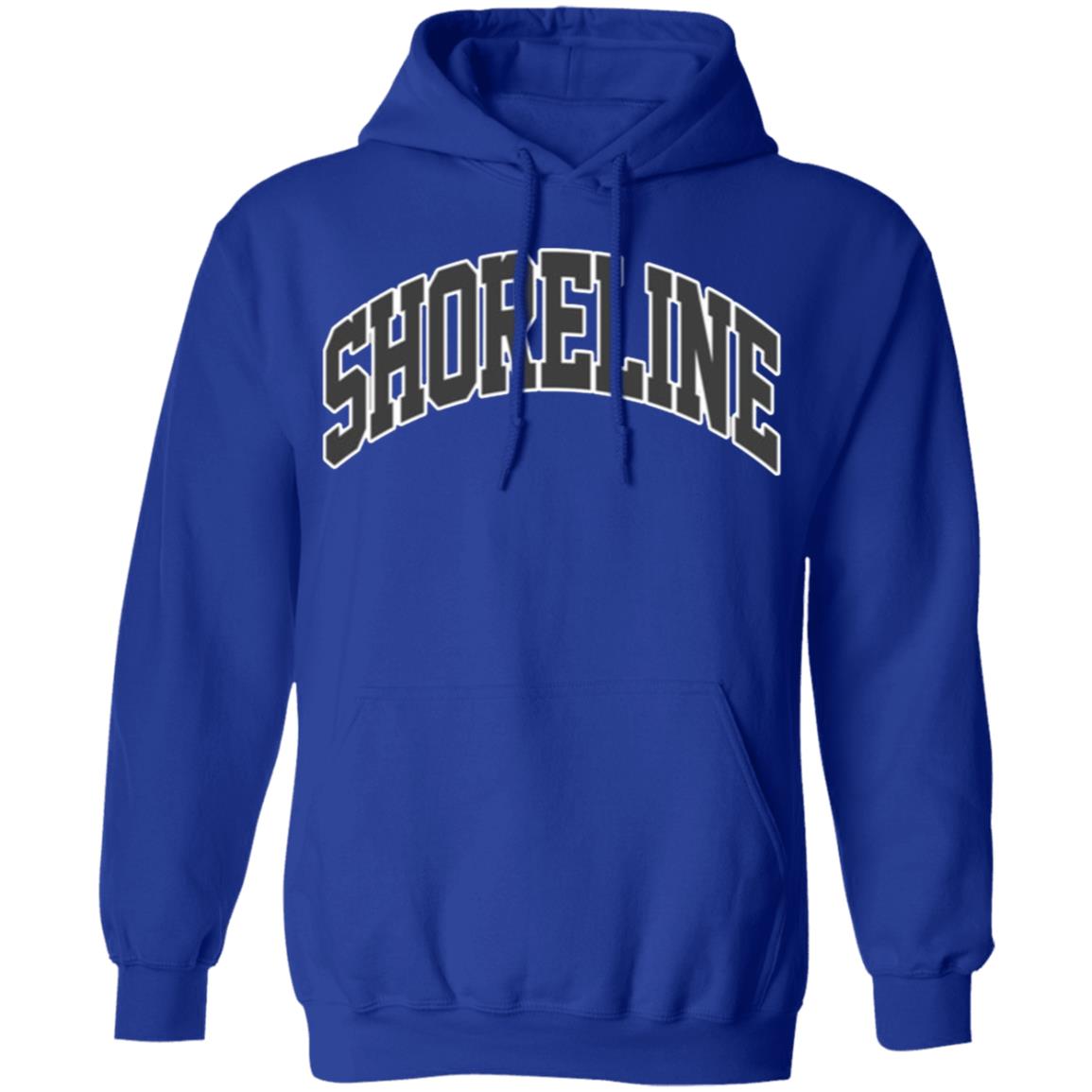 Shoreline mafia merch varsity logo hoodie black - Teechipus