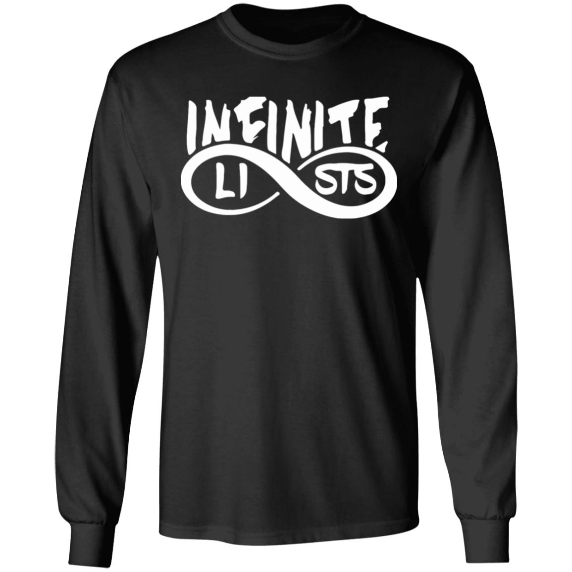 Infinite Lists Hoodie - Infinite lists Style Hooded Sweatshirt - Inspired by Infinite Lists Merch - Teechipus
