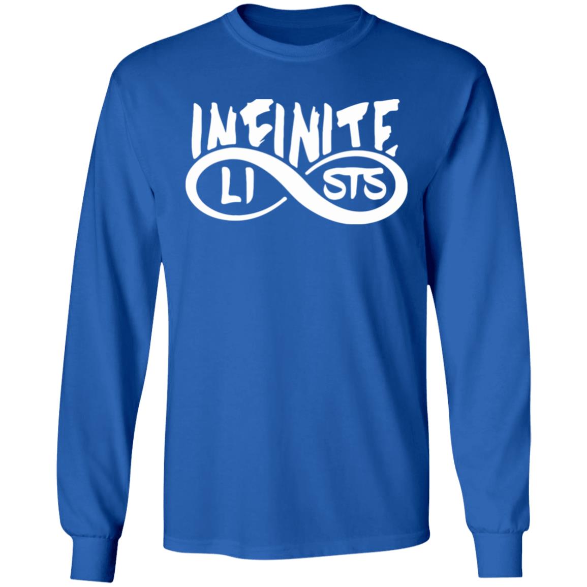 Infinite Lists Hoodie - Infinite lists Style Hooded Sweatshirt - Inspired by Infinite Lists Merch - Teechipus