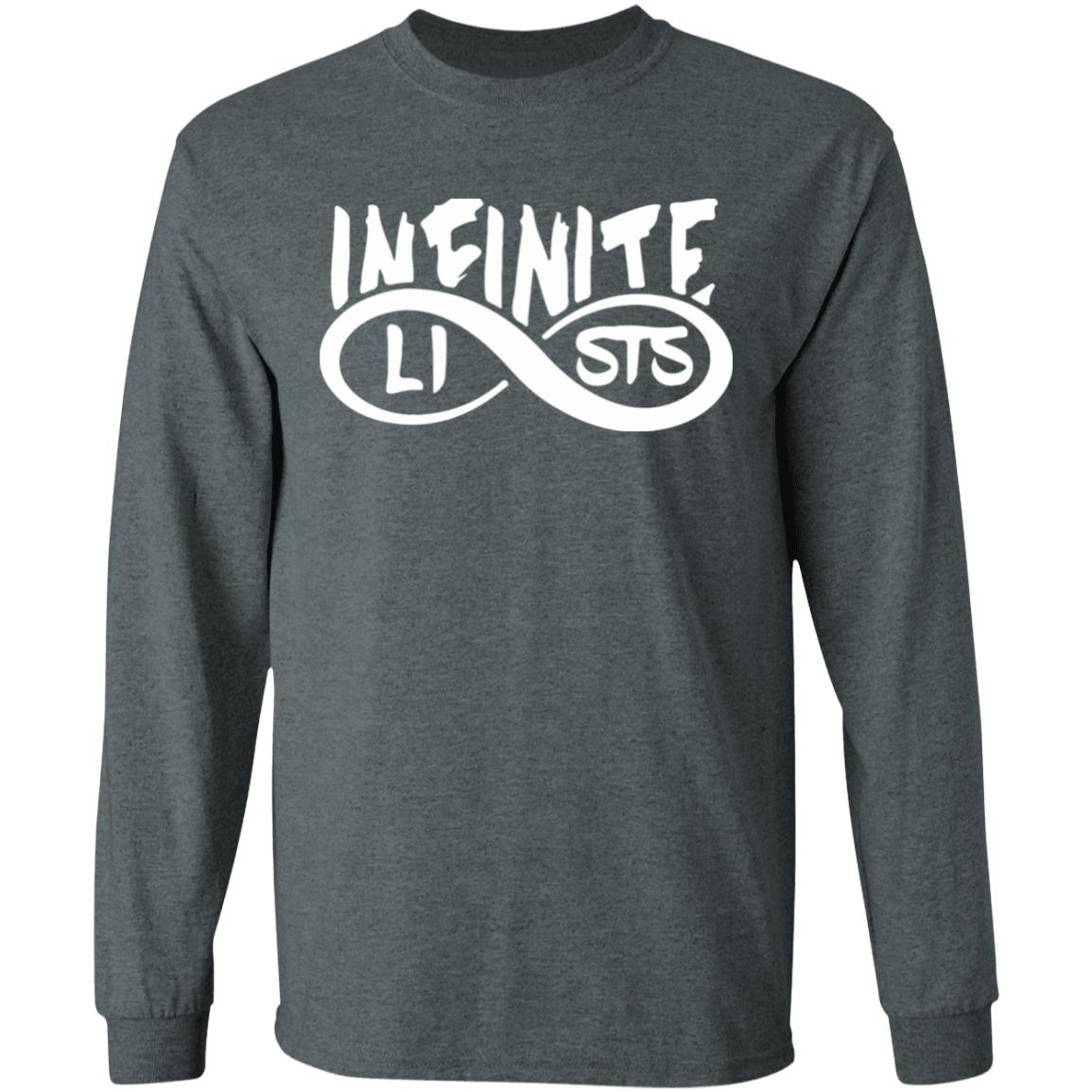 Infinite Lists Hoodie - Infinite lists Style Hooded Sweatshirt - Inspired by Infinite Lists Merch - Teechipus