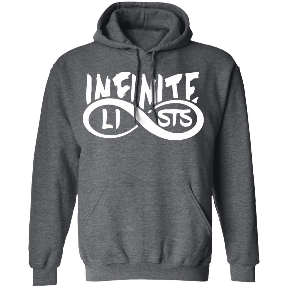 Infinite Lists Hoodie - Infinite lists Style Hooded Sweatshirt - Inspired by Infinite Lists Merch - Teechipus