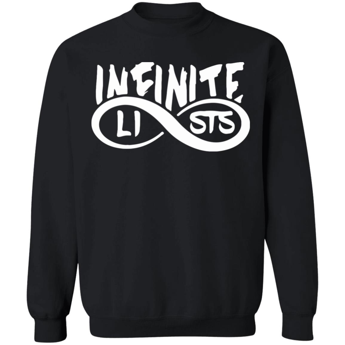 Infinite Lists Hoodie - Infinite lists Style Hooded Sweatshirt - Inspired by Infinite Lists Merch - Teechipus