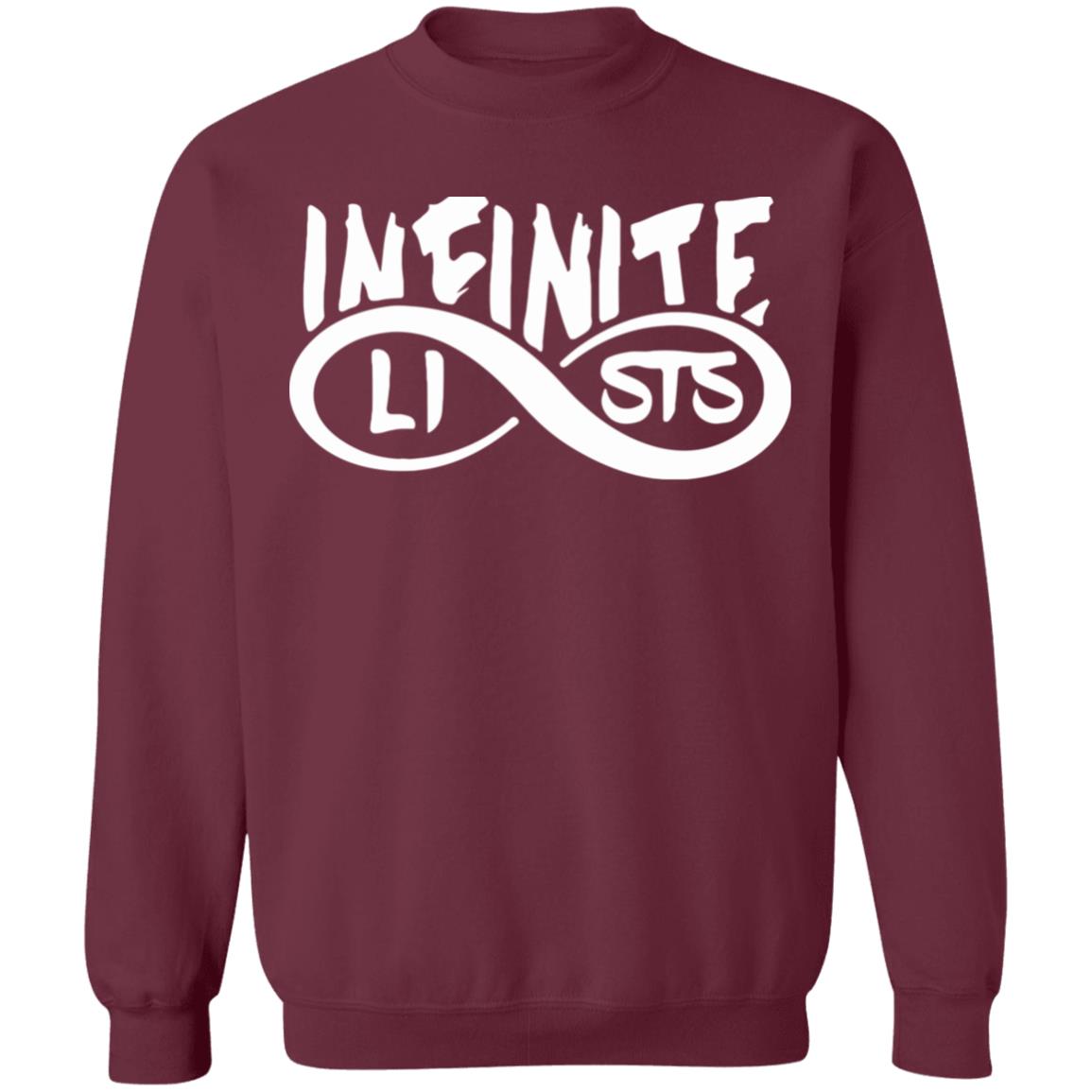 Infinite Lists Hoodie - Infinite lists Style Hooded Sweatshirt - Inspired by Infinite Lists Merch - Teechipus