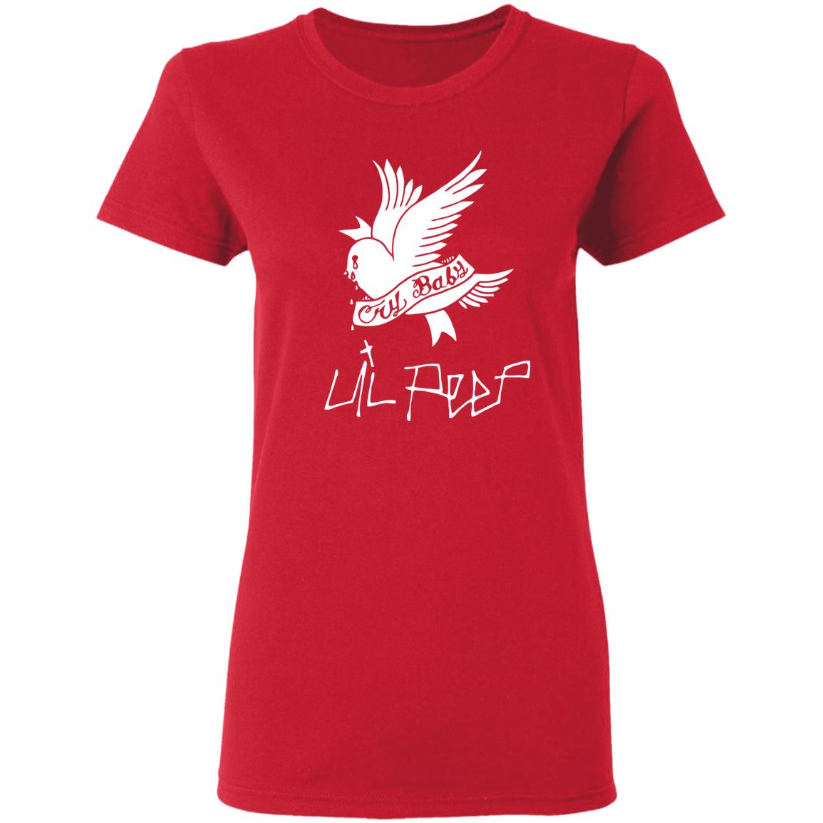 Lil Peep Merch Cry Baby Black Hoodie T Shirt - Teechipus