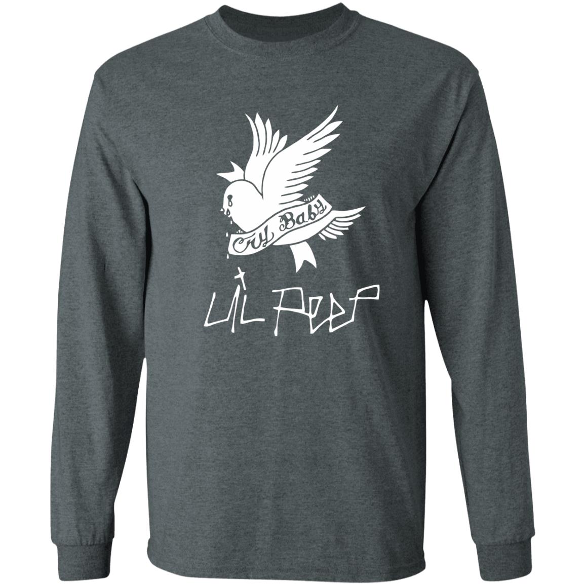 Lil Peep Merch Cry Baby Black Hoodie T Shirt - Teechipus