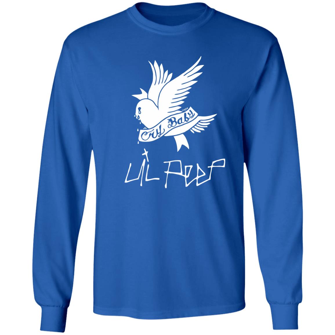 Lil Peep Merch Cry Baby Black Hoodie T Shirt - Teechipus