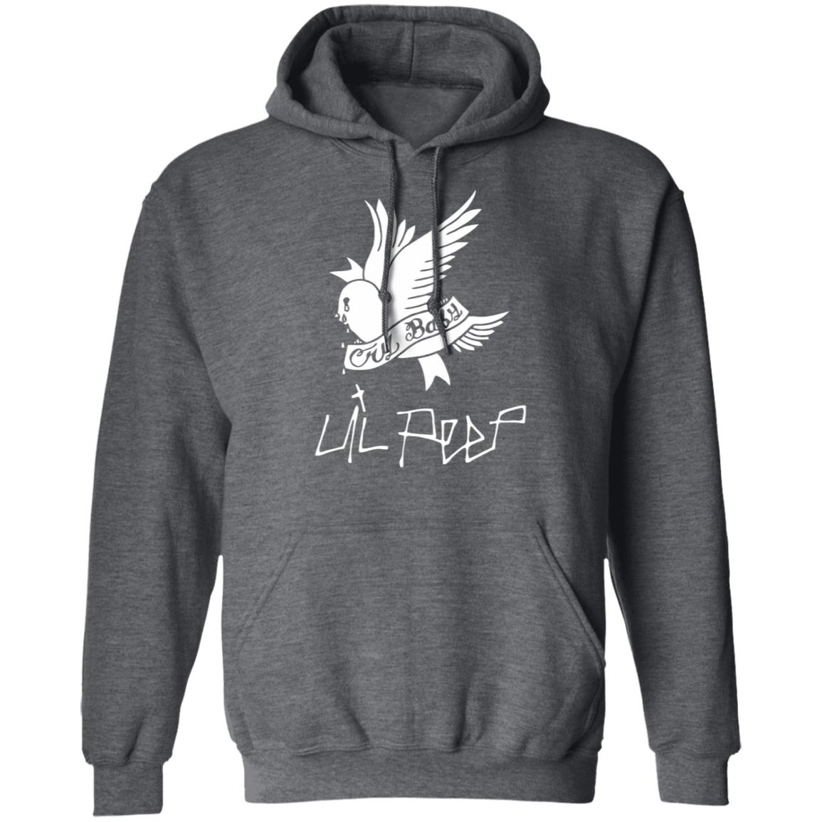 Lil Peep Merch Cry Baby Black Hoodie T Shirt - Teechipus