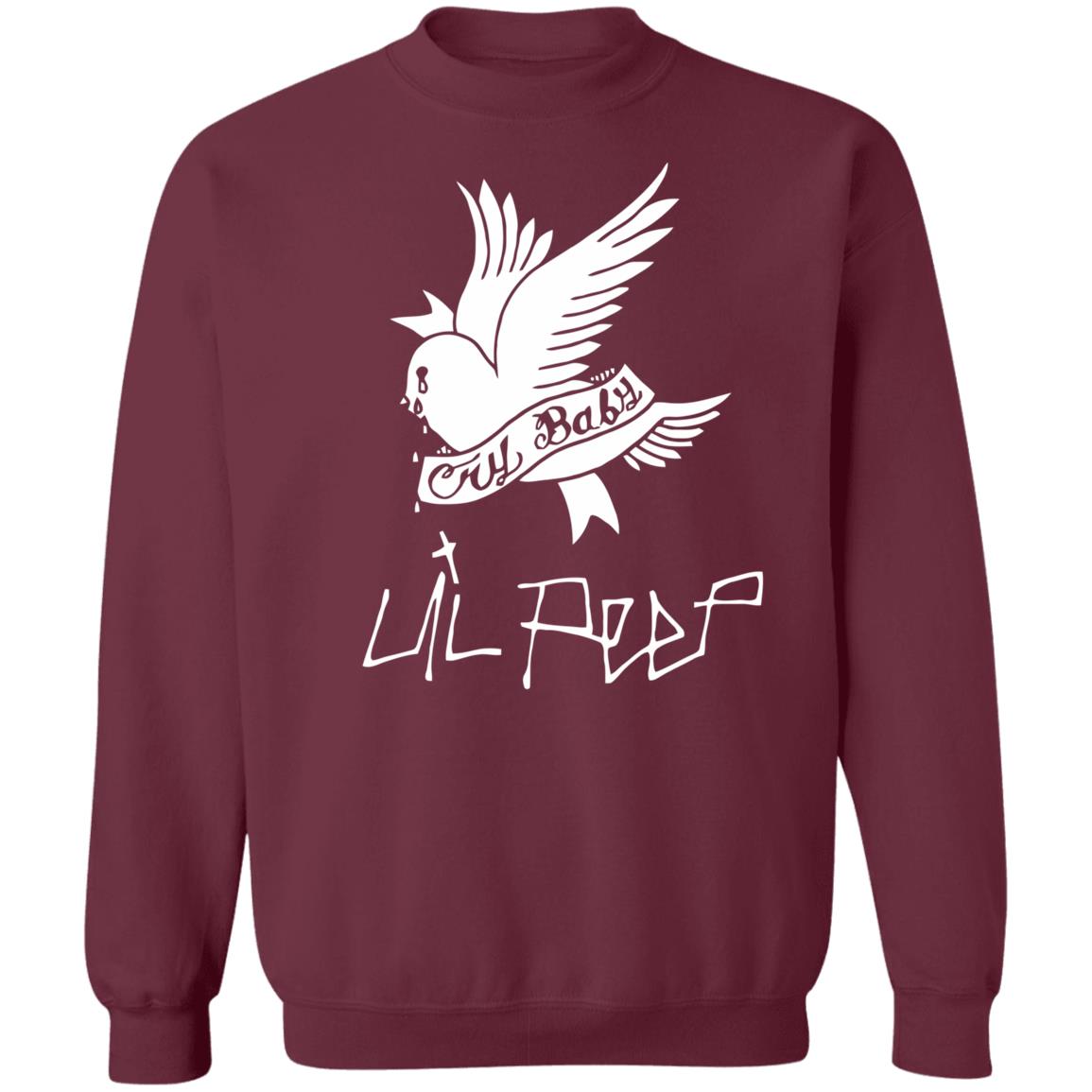 Lil Peep Merch Cry Baby Black Hoodie T Shirt - Teechipus