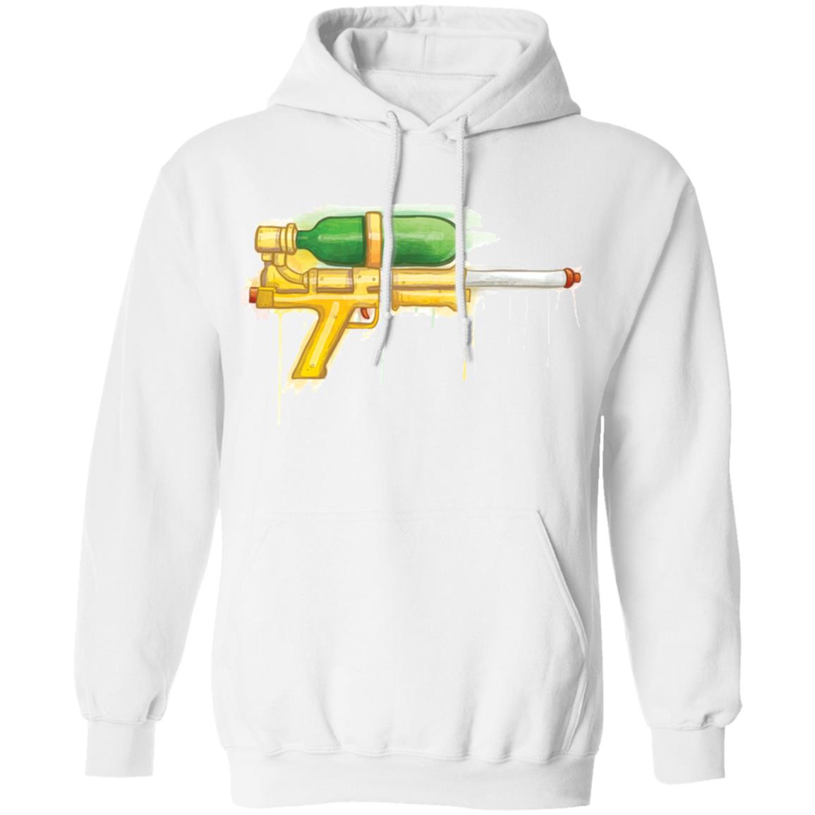 Ode to The Super Soaker T Shirt White Hoodie - Teechipus