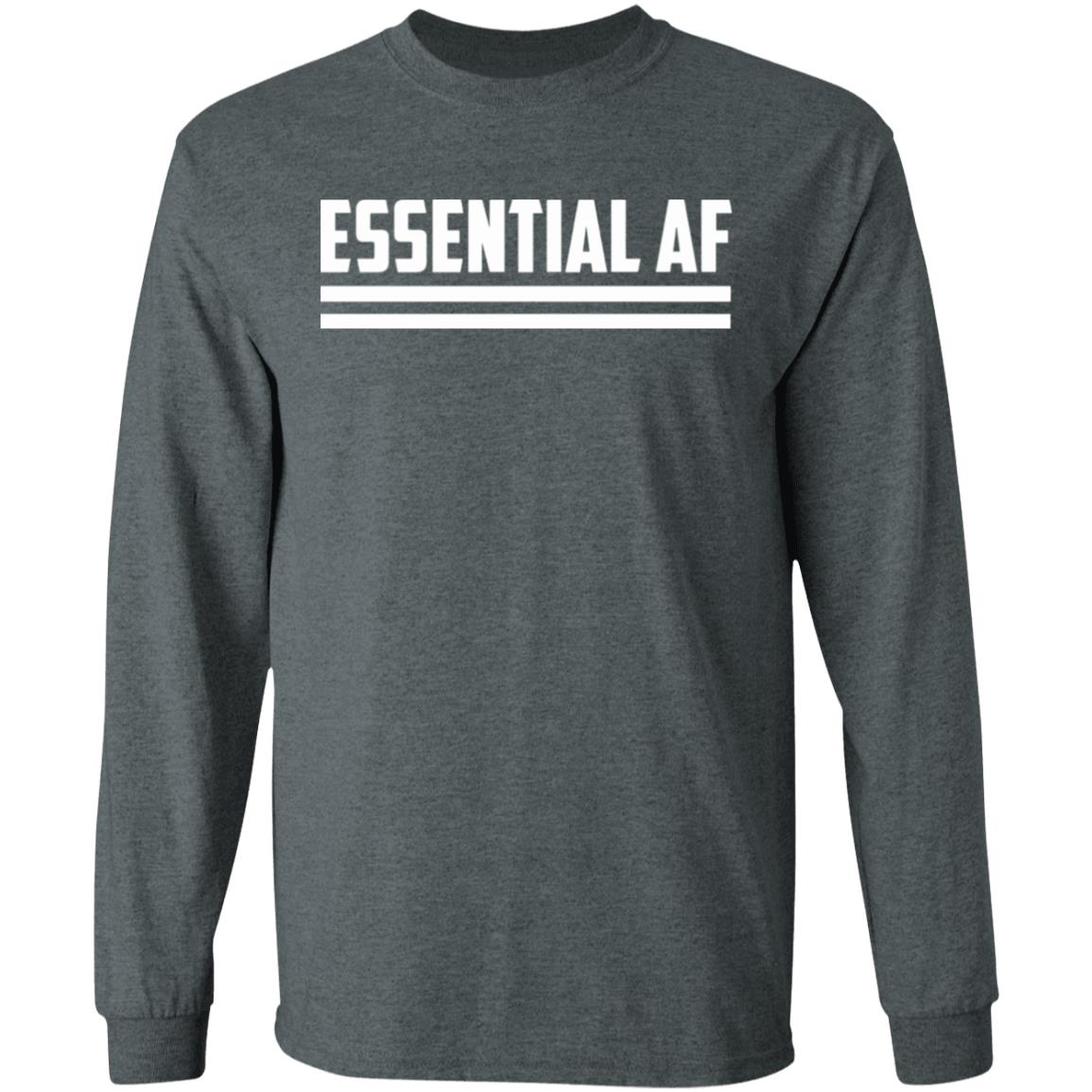 Essential AF T-Shirt Black hoodie sweatshirt - Teechipus