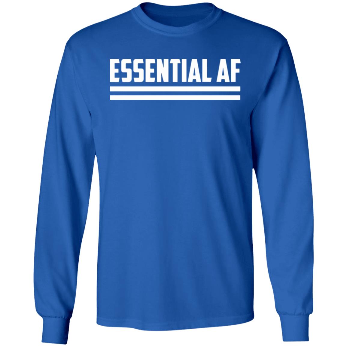 Essential AF T-Shirt Black hoodie sweatshirt - Teechipus