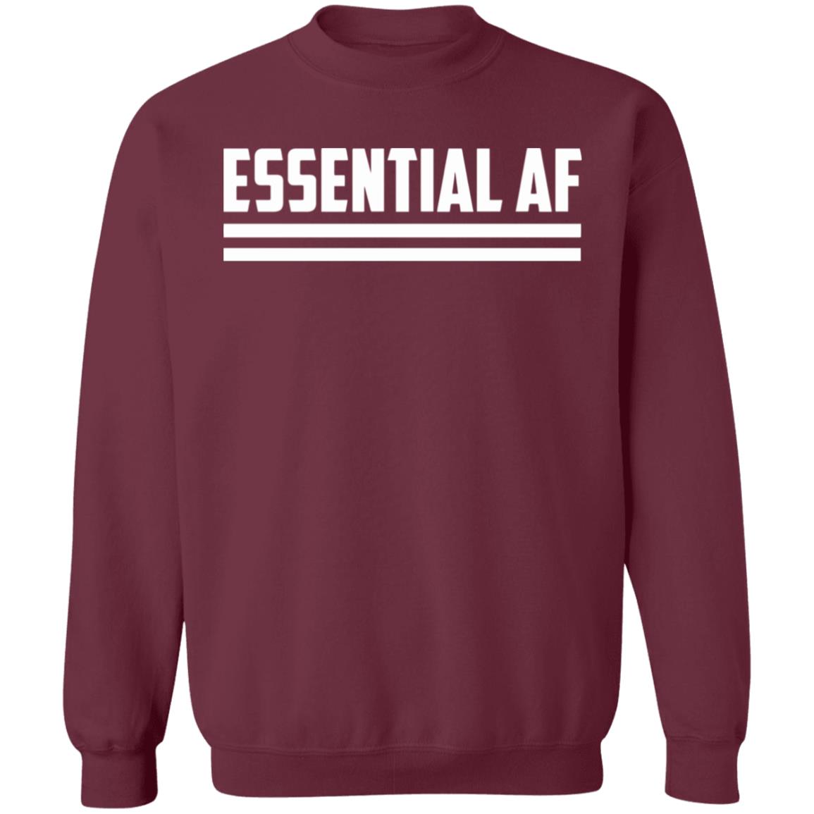 Essential AF T-Shirt Black hoodie sweatshirt - Teechipus