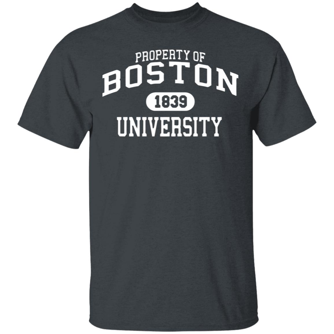 BU Boston University NCAA Mens Property Football t Shirt - Teechipus