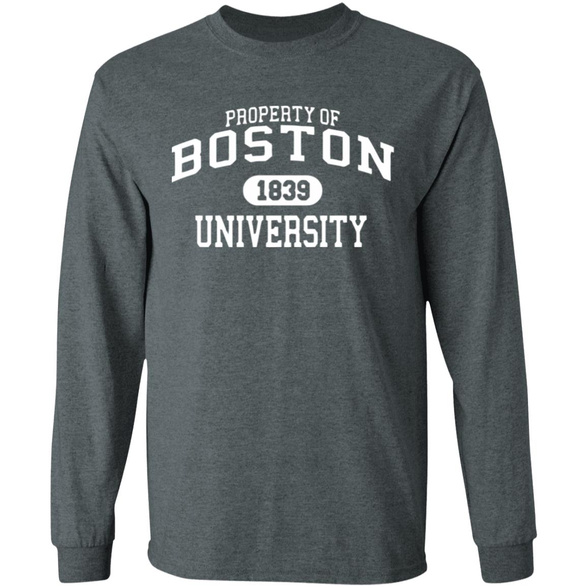 BU Boston University NCAA Mens Property Football t Shirt - Teechipus