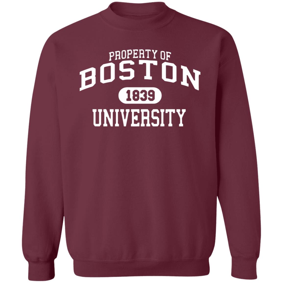 BU Boston University NCAA Mens Property Football t Shirt - Teechipus