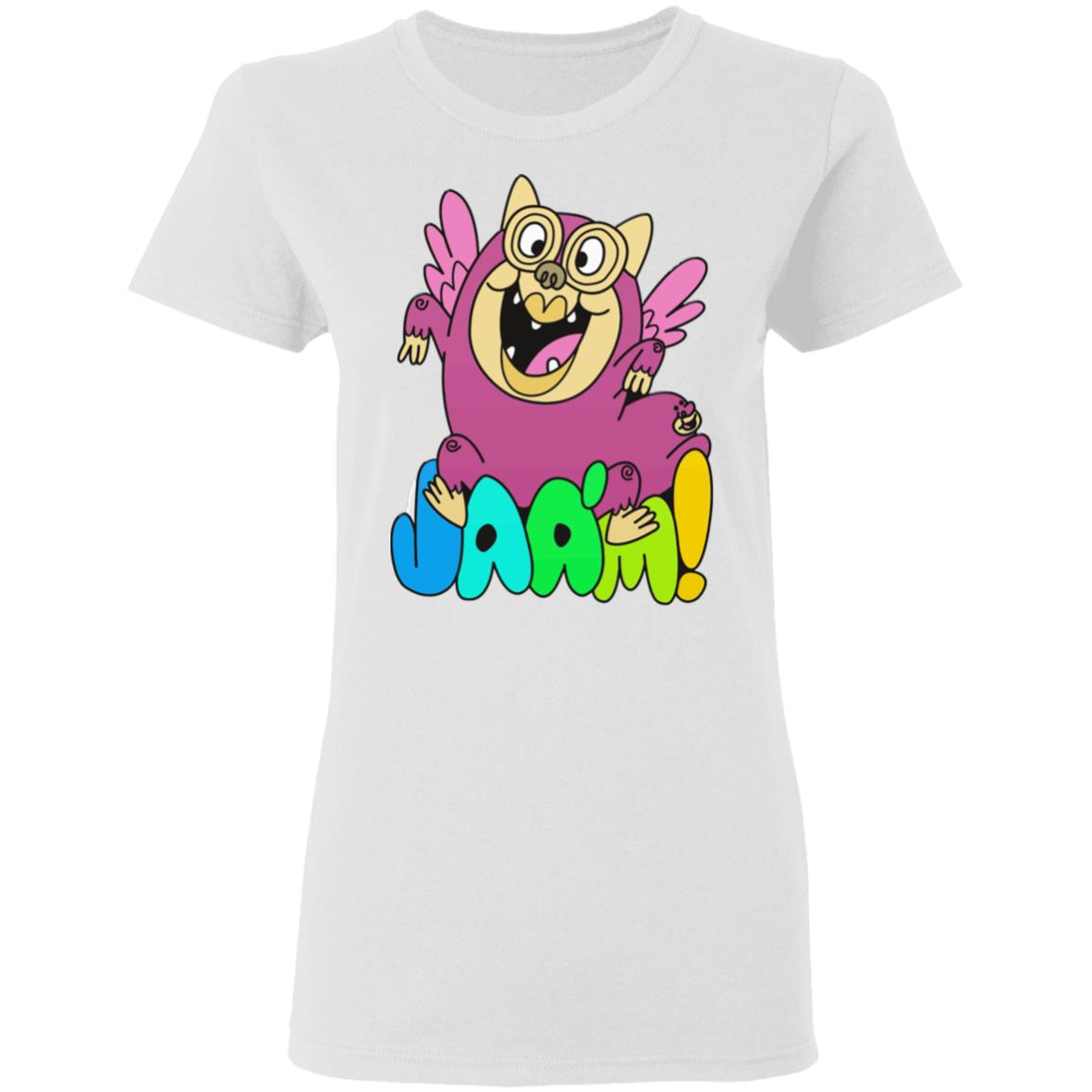 Jaa'm Enamel Logo White T Shirt - Teechipus