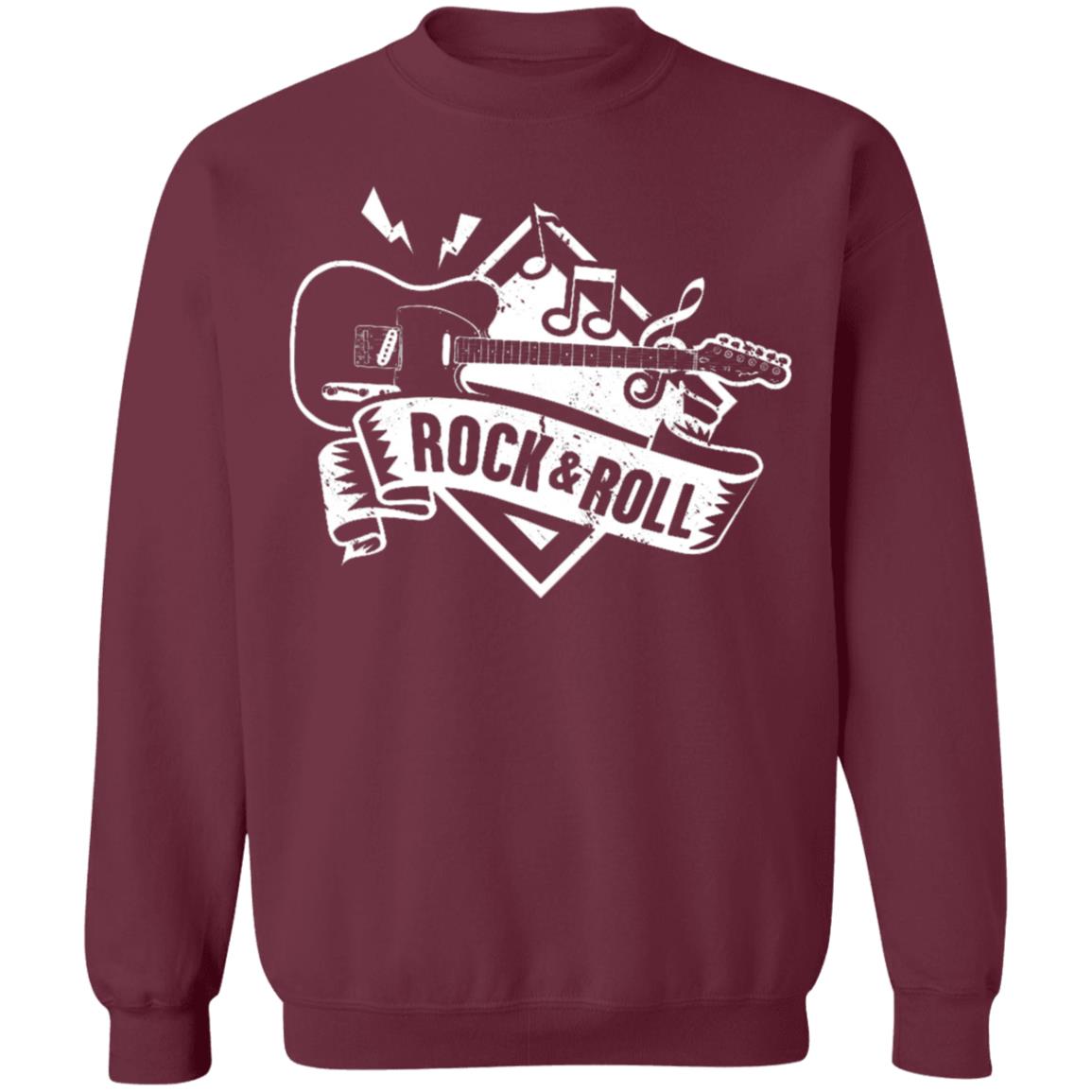 Rock & Roll T Shirt Black - Teechipus