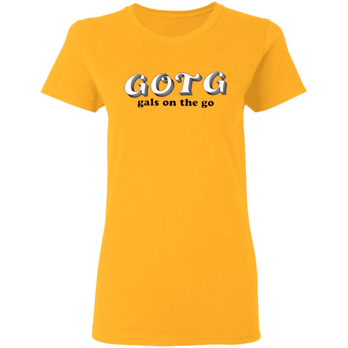 Gals on the go merch Gold T Shirt Hoodie Sweatshirt - Teechipus