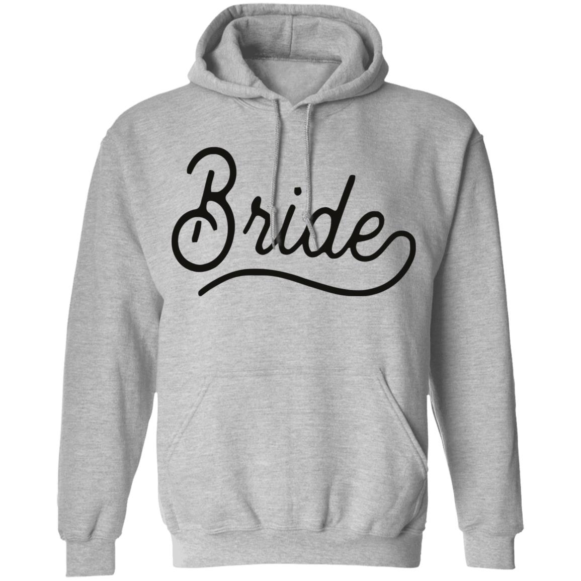 Bride Sweatshirt White Hoodie T Shirt - Teechipus