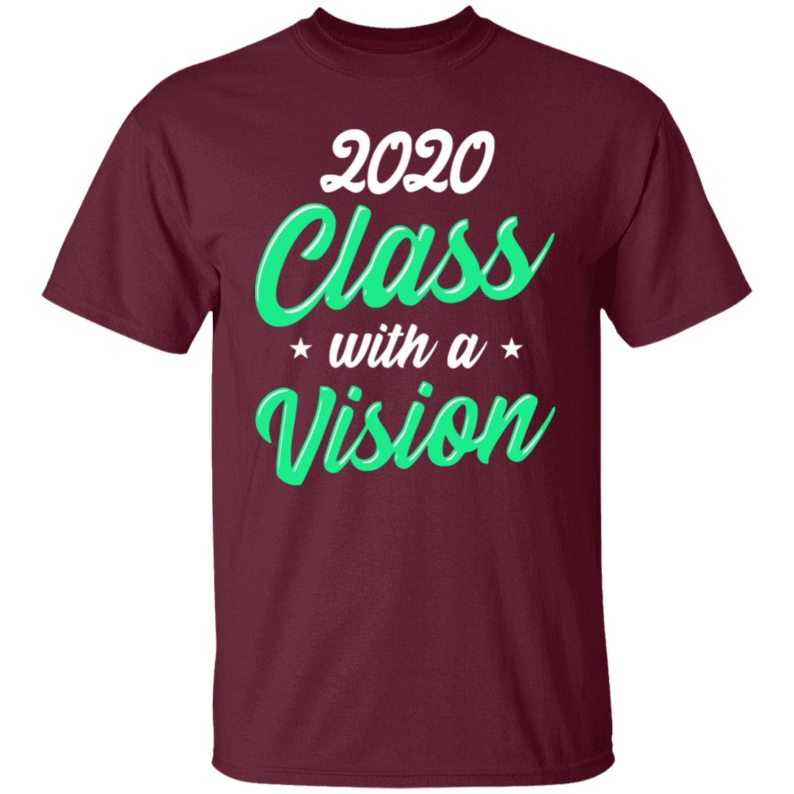 Seniors 2020 Class With a Vision Blach Hoodie T Shirt - Teechipus