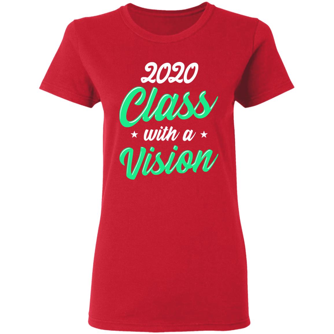 Seniors 2020 Class With a Vision Blach Hoodie T Shirt - Teechipus