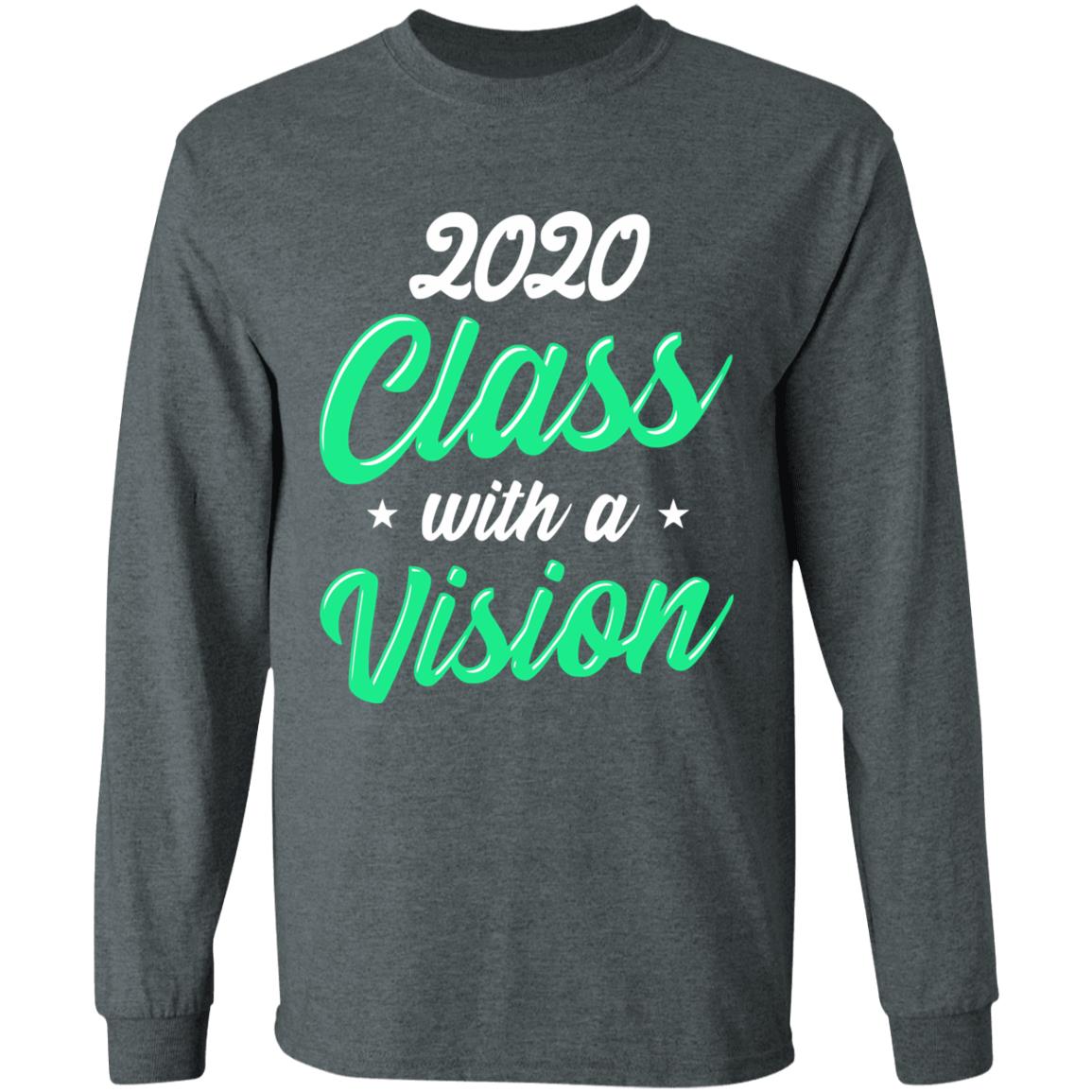Seniors 2020 Class With a Vision Blach Hoodie T Shirt - Teechipus