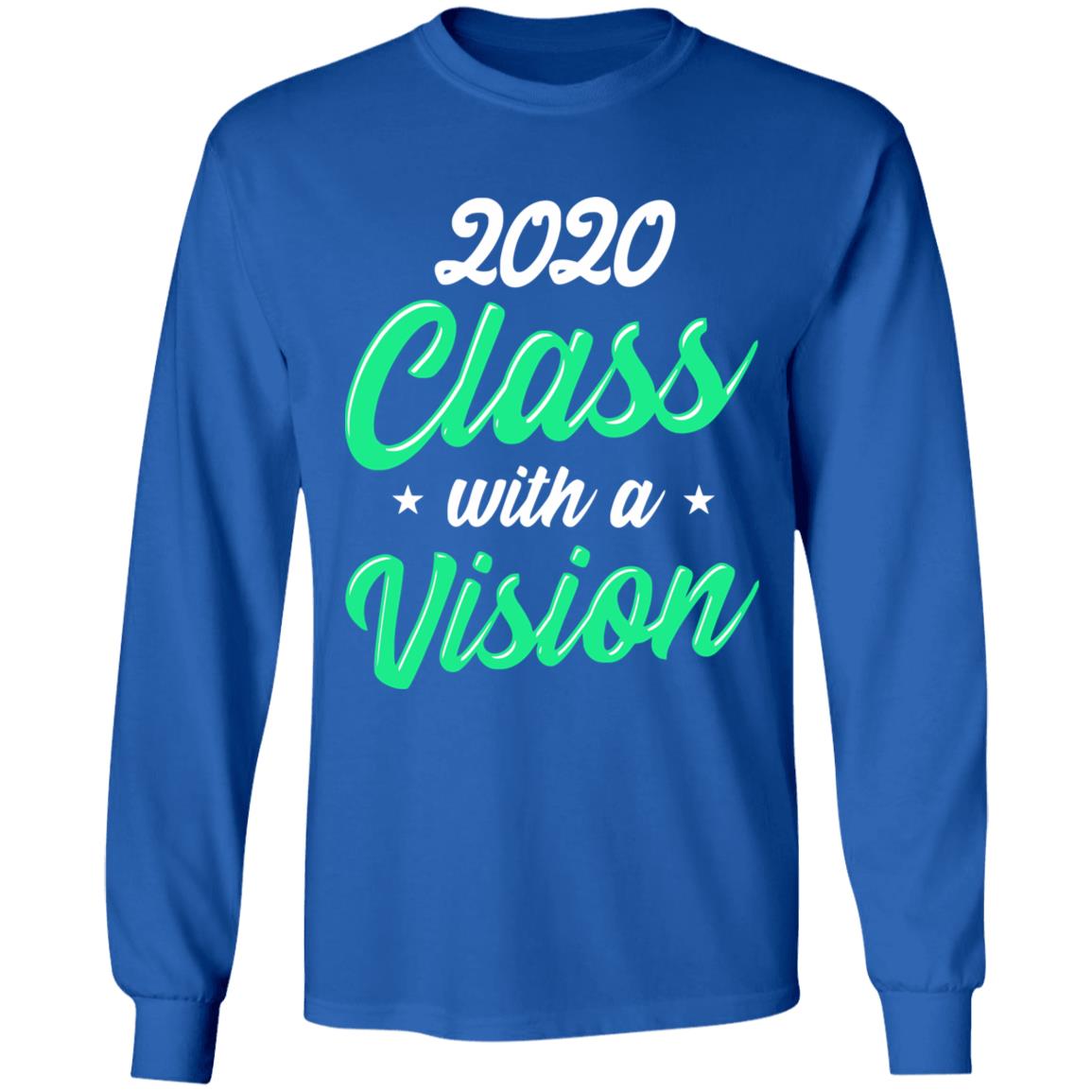 Seniors 2020 Class With a Vision Blach Hoodie T Shirt - Teechipus
