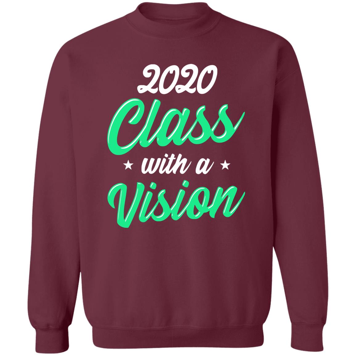 Seniors 2020 Class With a Vision Blach Hoodie T Shirt - Teechipus