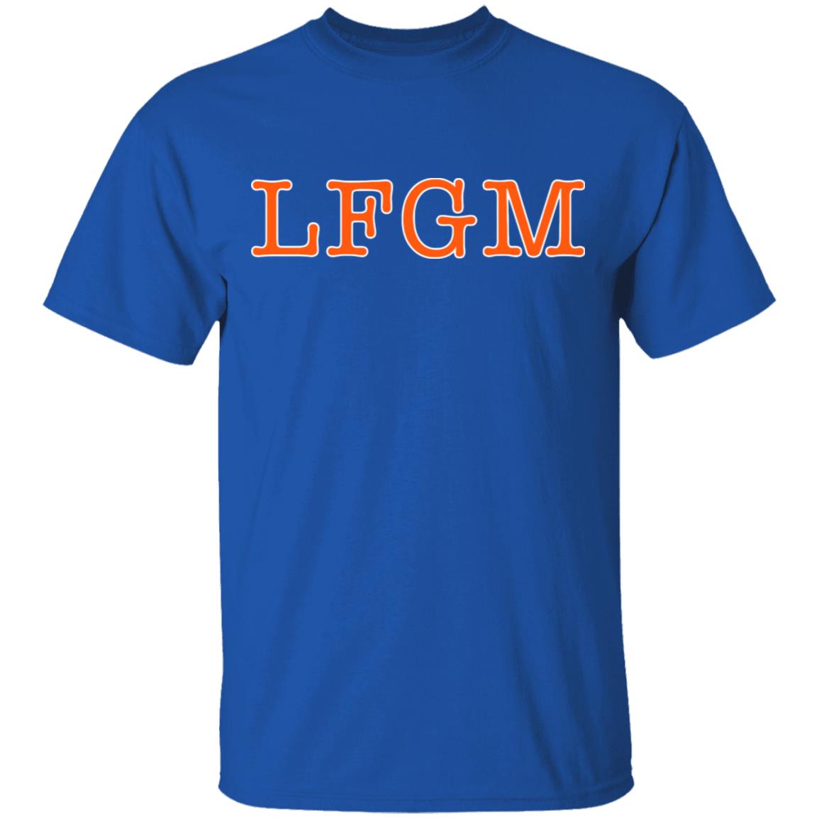 LFGM New York Baseball Blue T Shirt - Teechipus