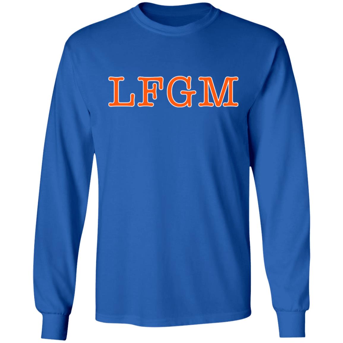LFGM New York Baseball Blue T Shirt - Teechipus