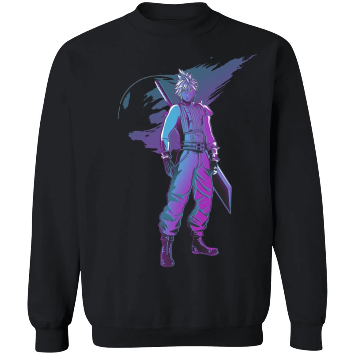 Retro Fantasy T Shirt Black Hoodie - Teechipus