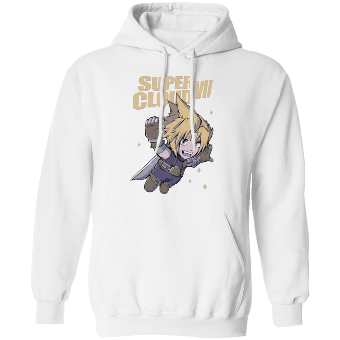 Super Cloud T Shirt Navy Hoodie Sweatshirt - Teechipus