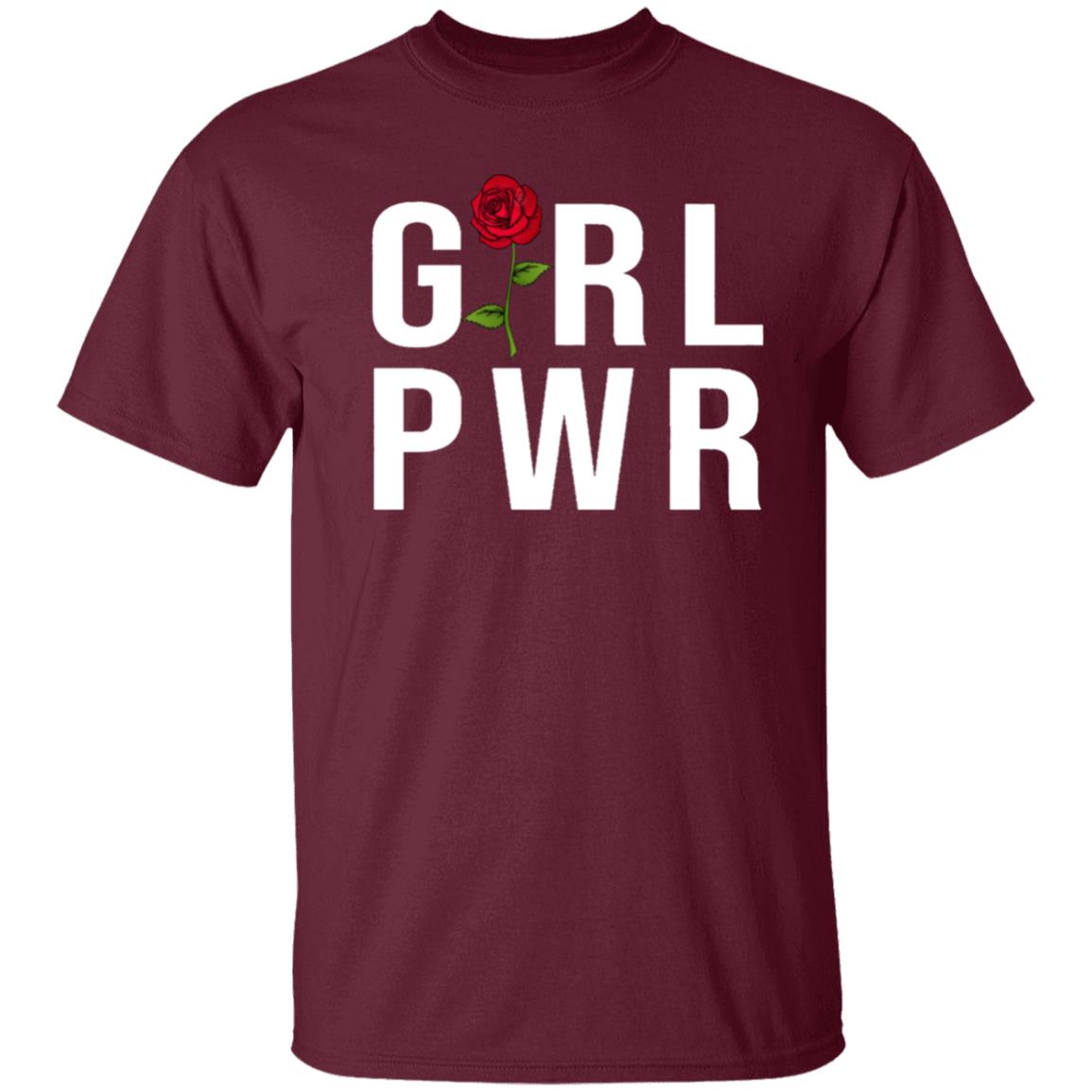 Girl Power Grl Pwr Vintage Inspired Feminist Hipster Tumblr Red Rose Kids T Shirt hoodie - Teechipus