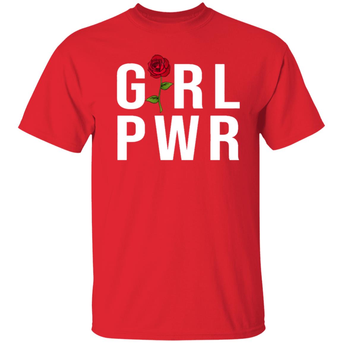 Girl Power Grl Pwr Vintage Inspired Feminist Hipster Tumblr Red Rose Kids T Shirt hoodie - Teechipus