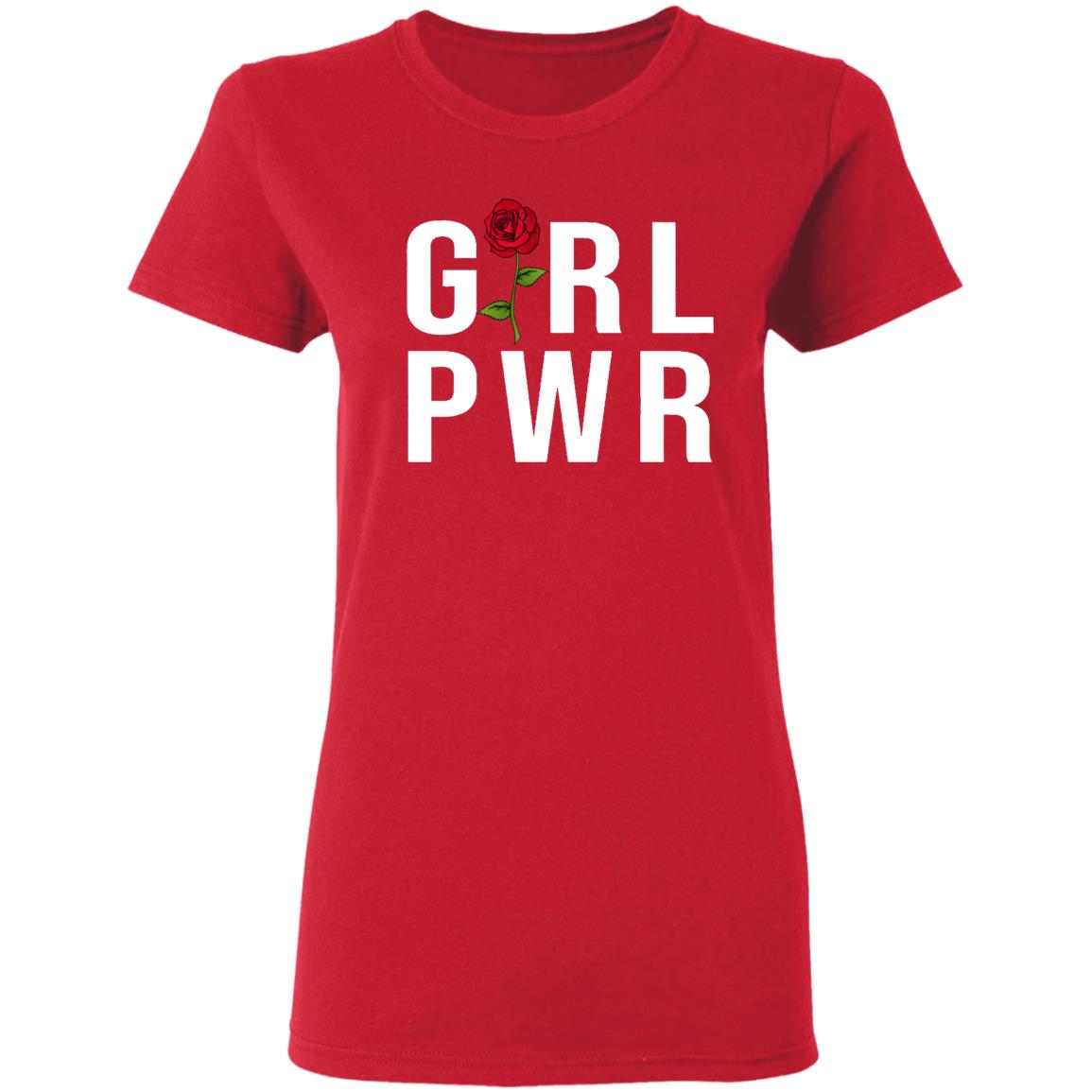 Girl Power Grl Pwr Vintage Inspired Feminist Hipster Tumblr Red Rose Kids T Shirt hoodie - Teechipus