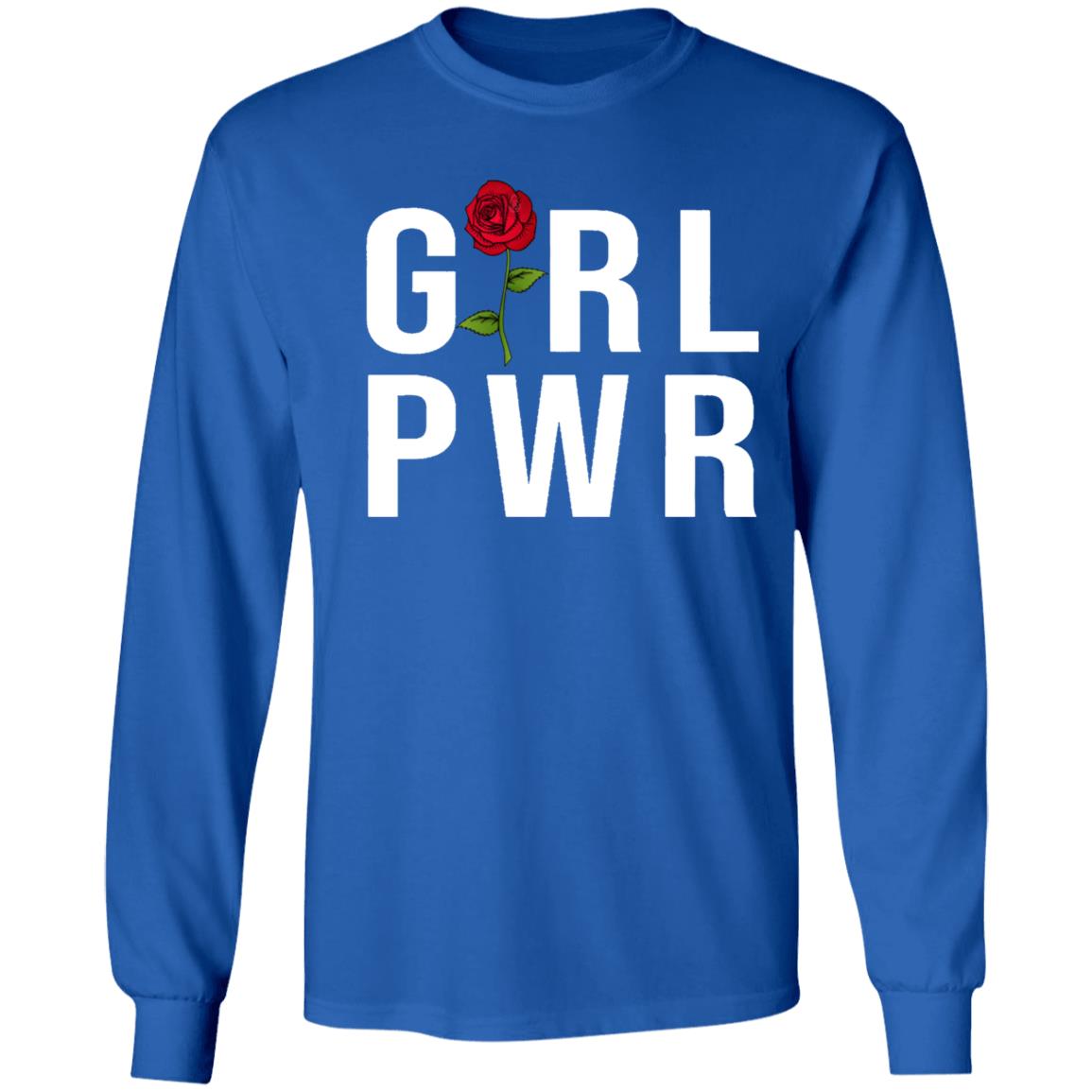 Girl Power Grl Pwr Vintage Inspired Feminist Hipster Tumblr Red Rose Kids T Shirt hoodie - Teechipus