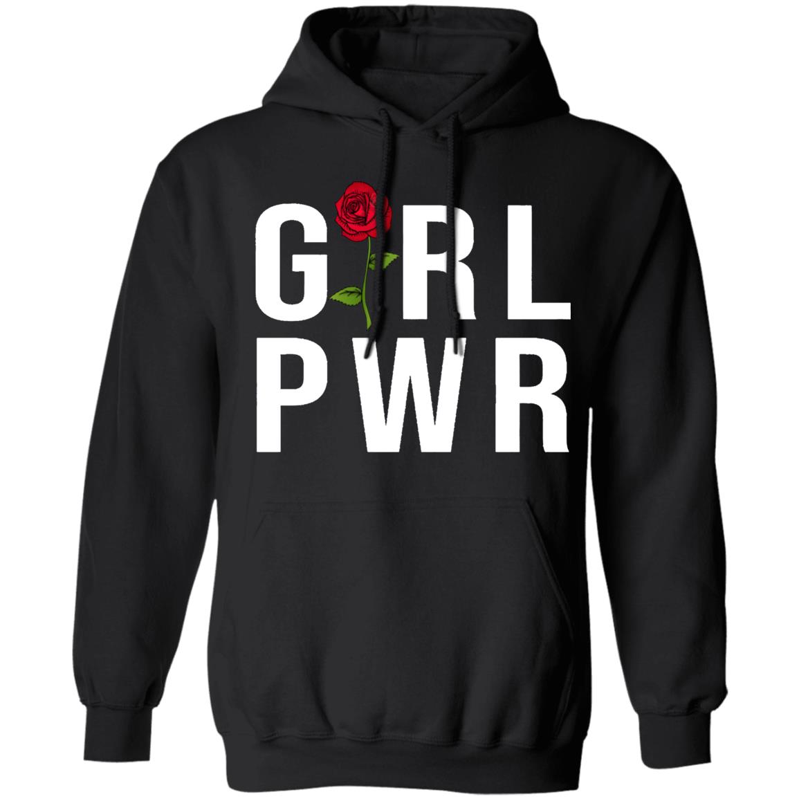 Girl Power Grl Pwr Vintage Inspired Feminist Hipster Tumblr Red Rose Kids T Shirt hoodie - Teechipus