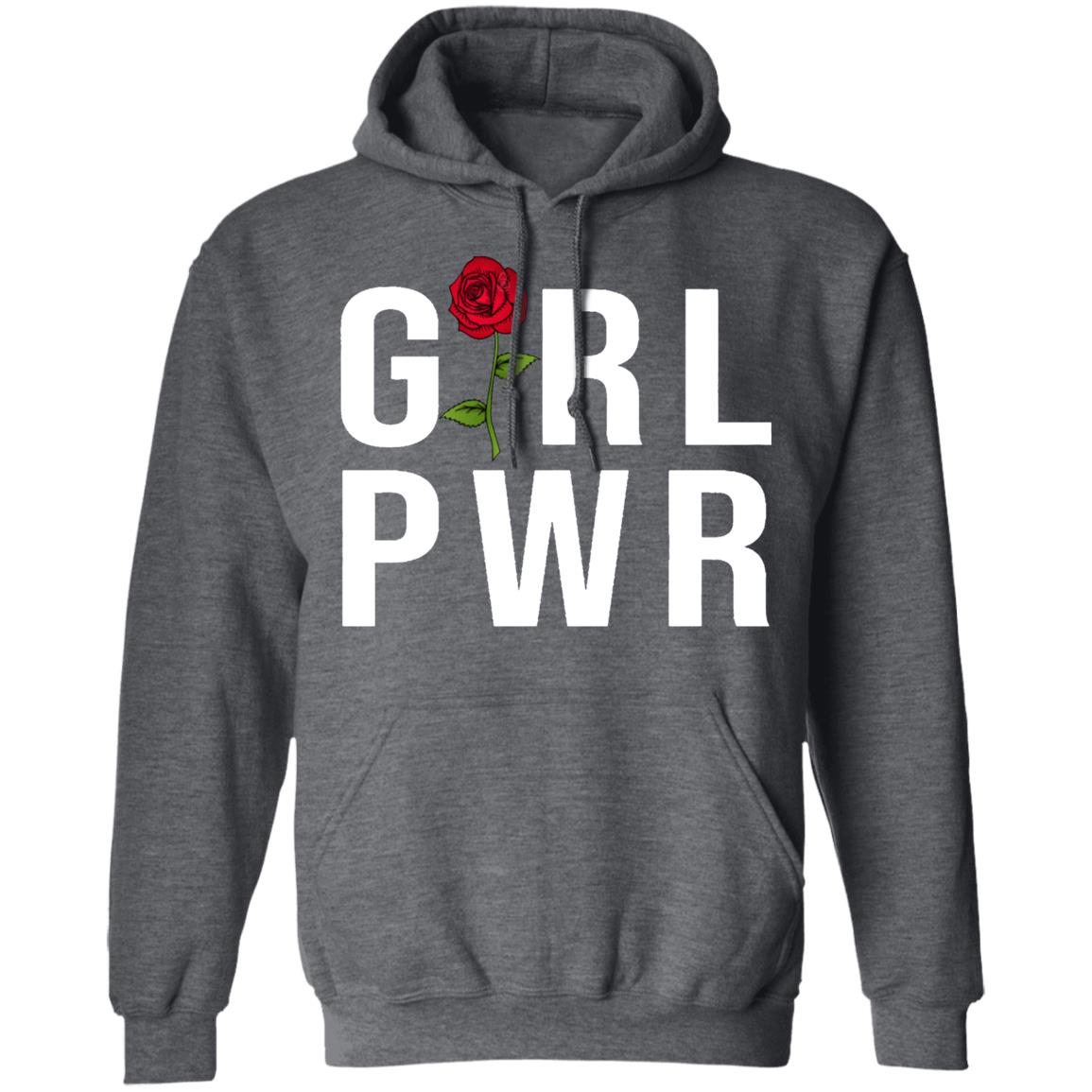 Girl Power Grl Pwr Vintage Inspired Feminist Hipster Tumblr Red Rose Kids T Shirt hoodie - Teechipus