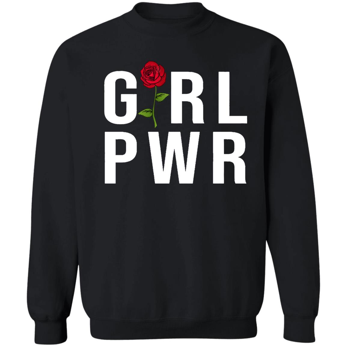 Girl Power Grl Pwr Vintage Inspired Feminist Hipster Tumblr Red Rose Kids T Shirt hoodie - Teechipus