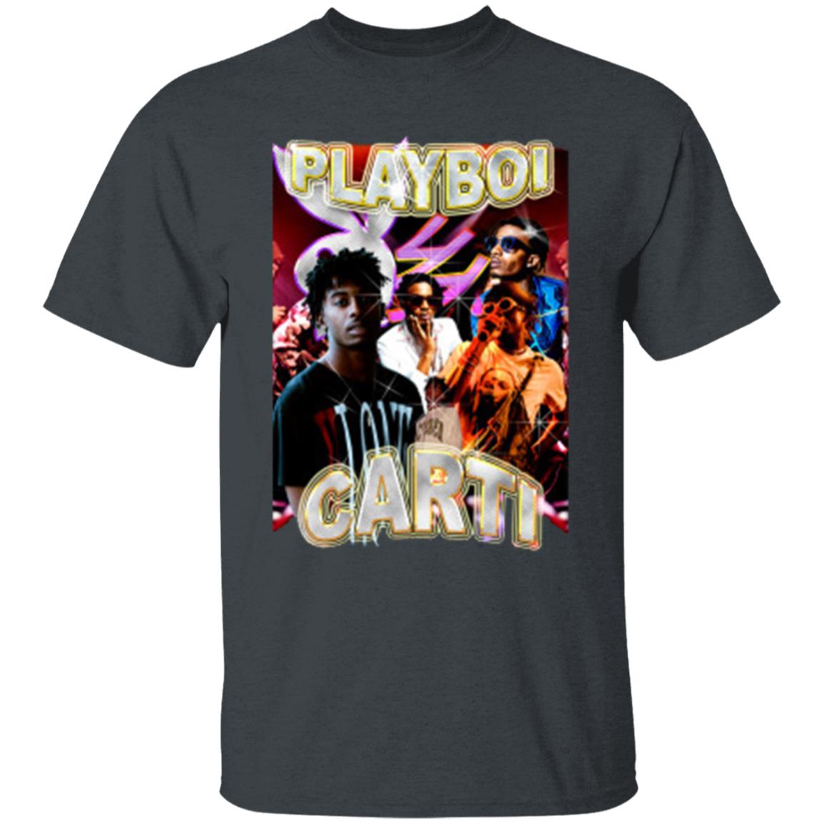 Playboi Carti Vintage Merch T shirt Black Hoodie - Teechipus