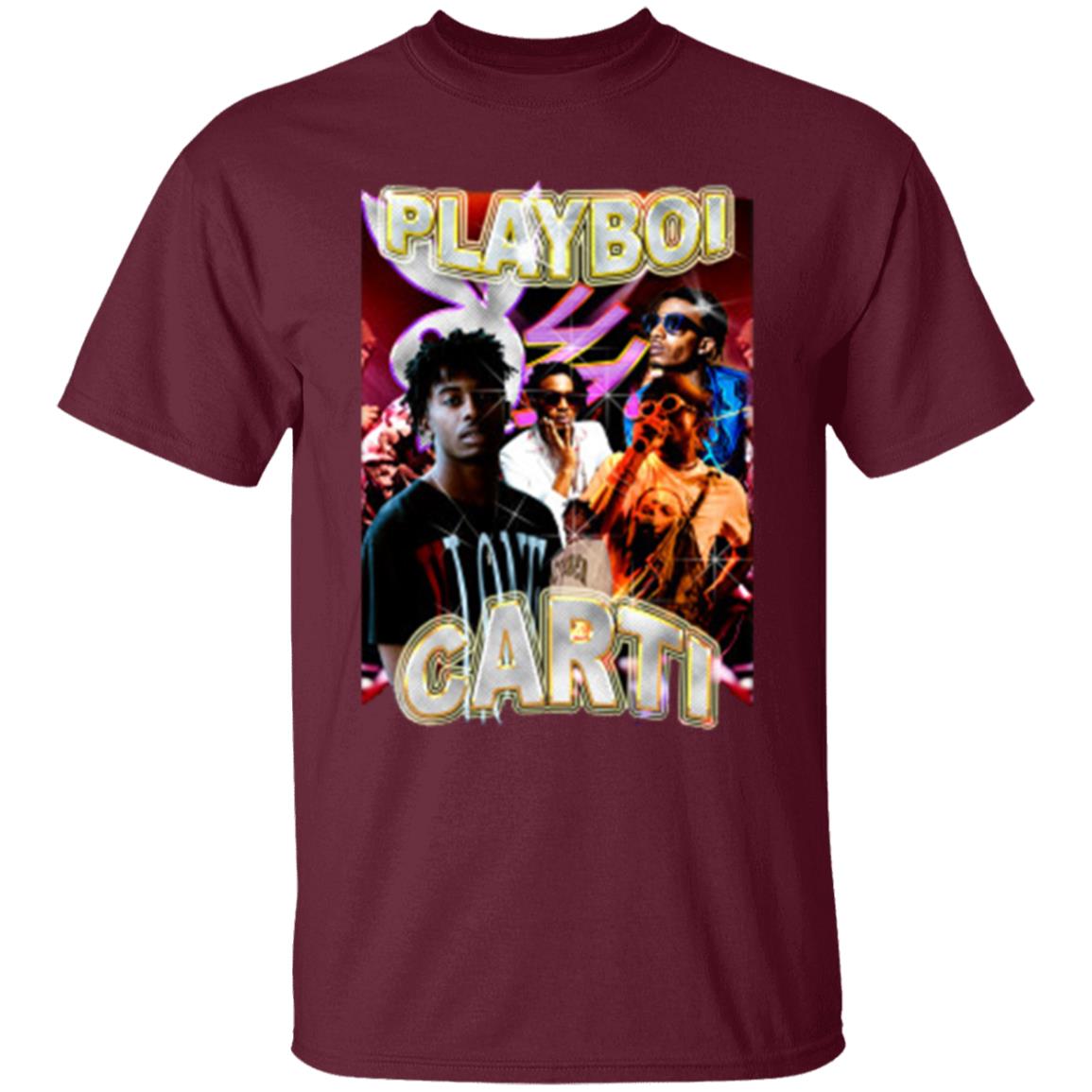 Playboi Carti Vintage Merch T shirt Black Hoodie - Teechipus