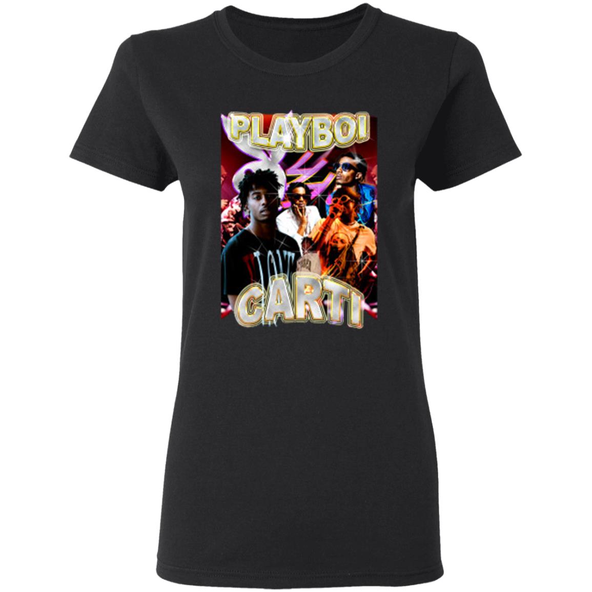 Playboi Carti Vintage Merch T shirt Black Hoodie - Teechipus