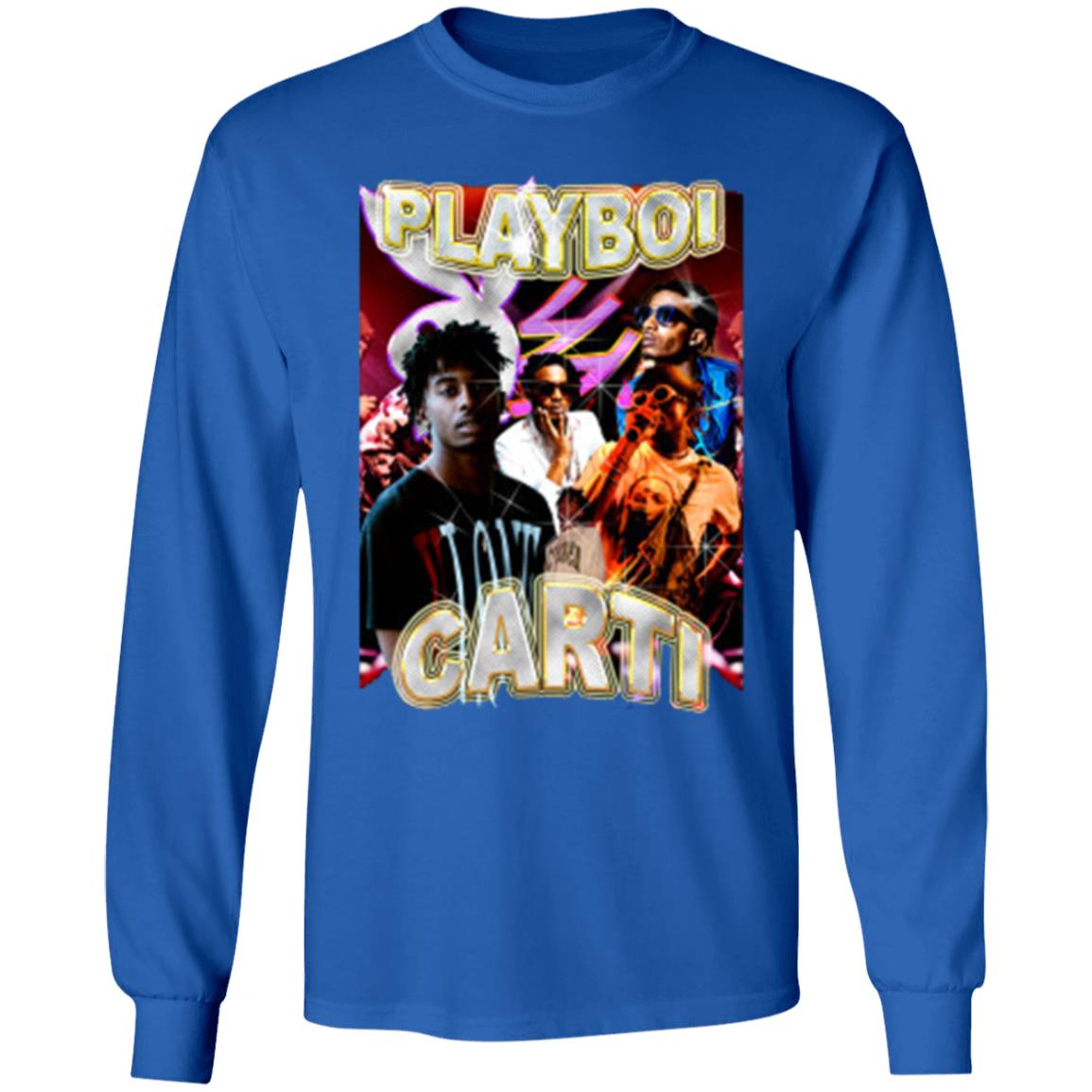 Playboi Carti Vintage Merch T shirt Black Hoodie - Teechipus