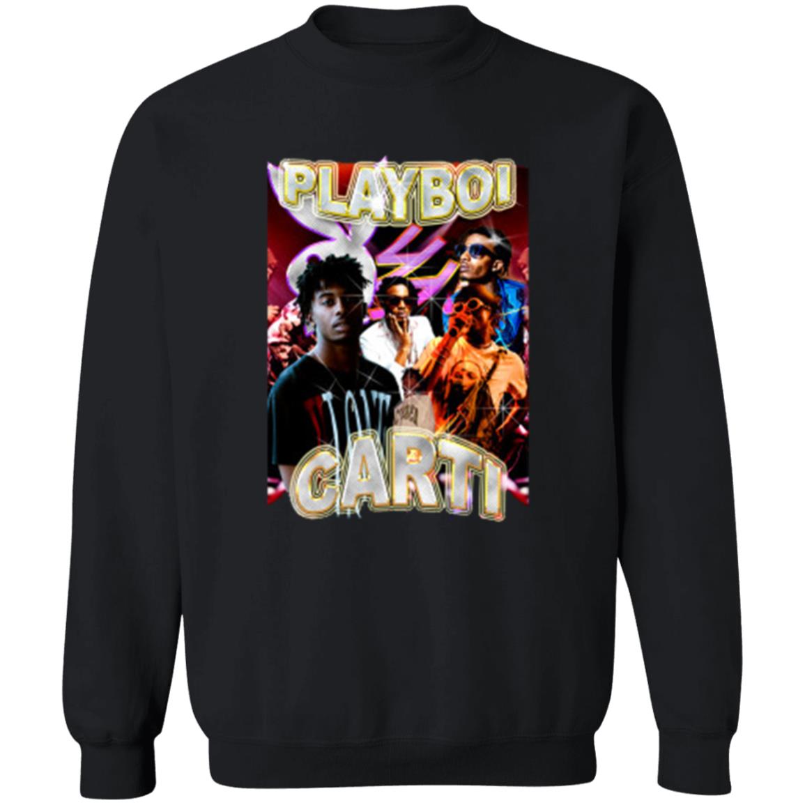 Playboi Carti Vintage Merch T shirt Black Hoodie - Teechipus