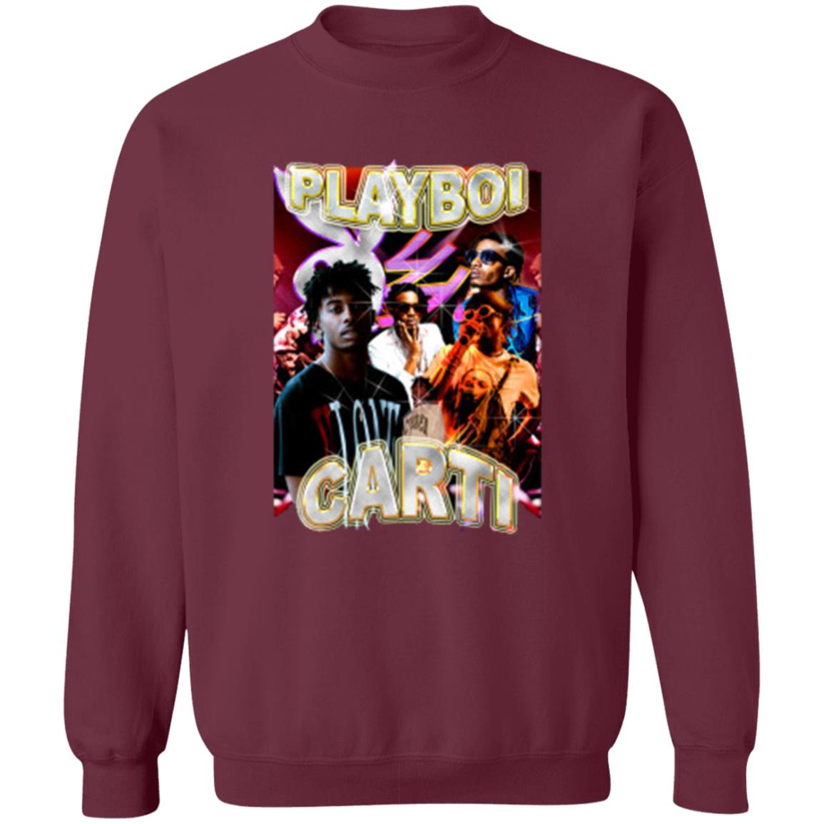 Playboi Carti Vintage Merch T shirt Black Hoodie - Teechipus
