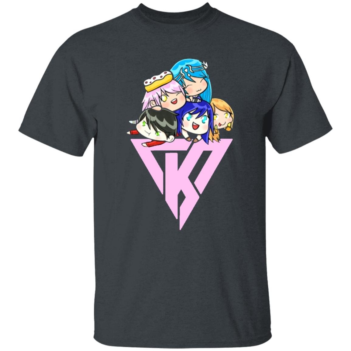 Funneh And The Krew Gacha Life Men Hoodie Black T Shirt - Teechipus