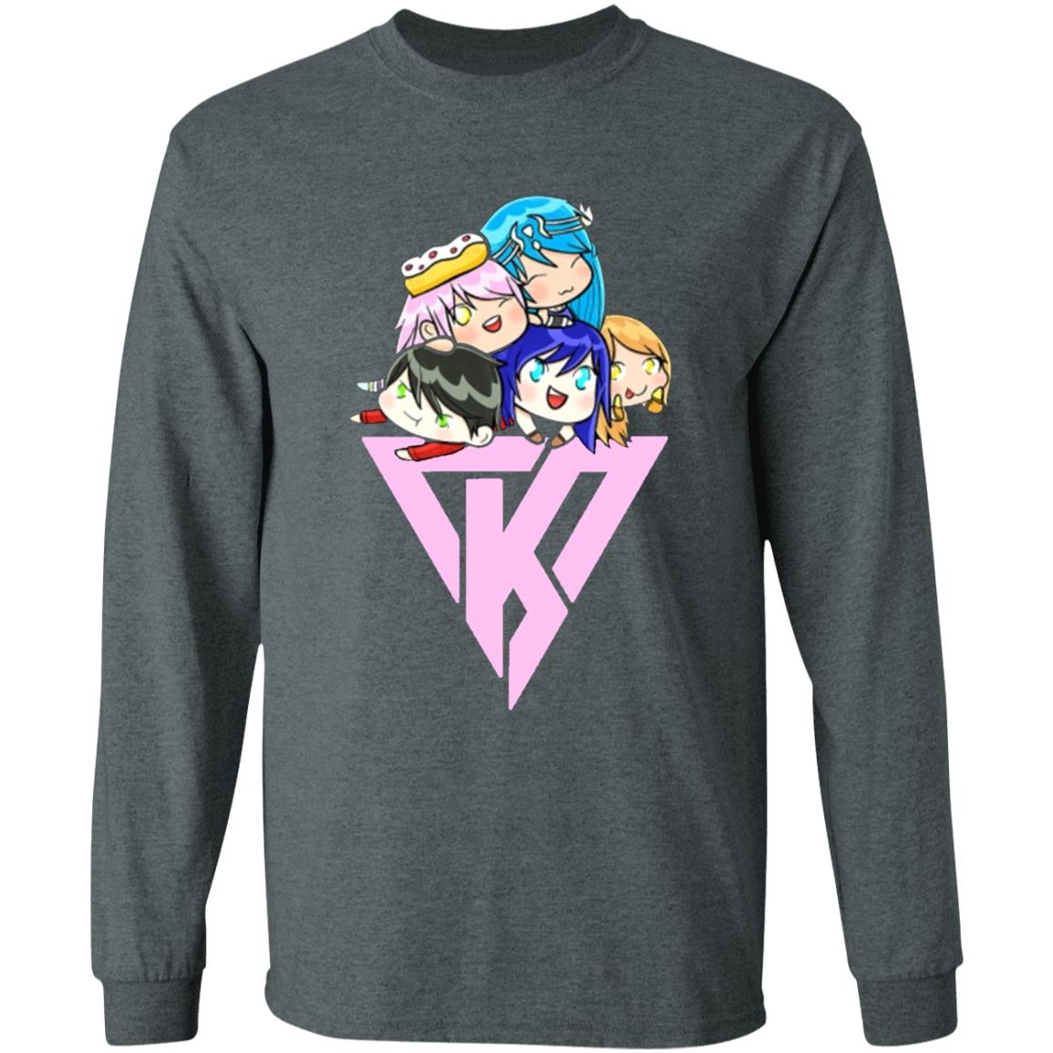 Funneh And The Krew Gacha Life Men Hoodie Black T Shirt - Teechipus
