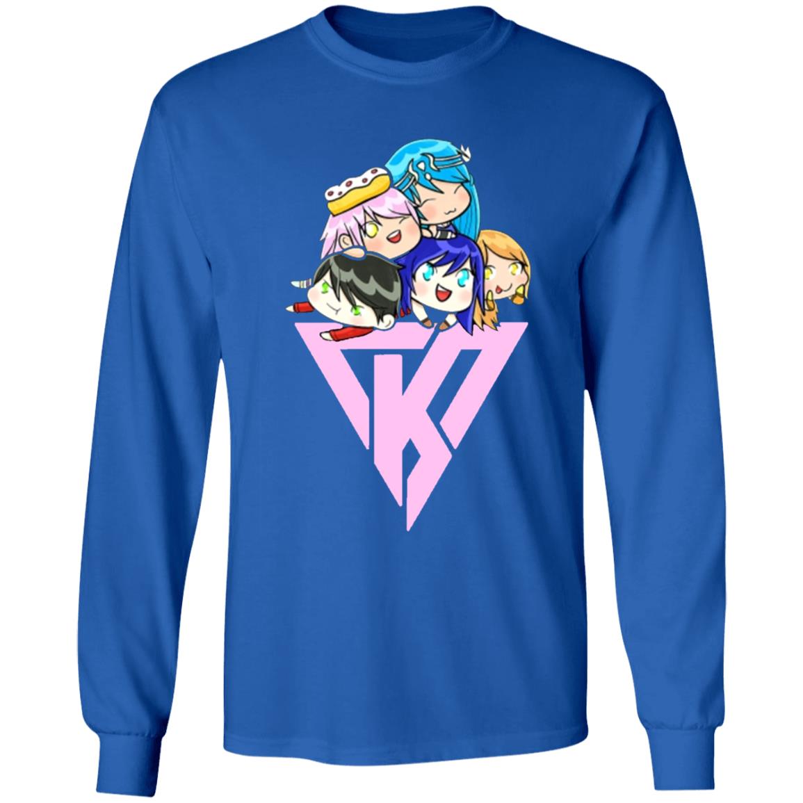 Funneh And The Krew Gacha Life Men Hoodie Black T Shirt - Teechipus