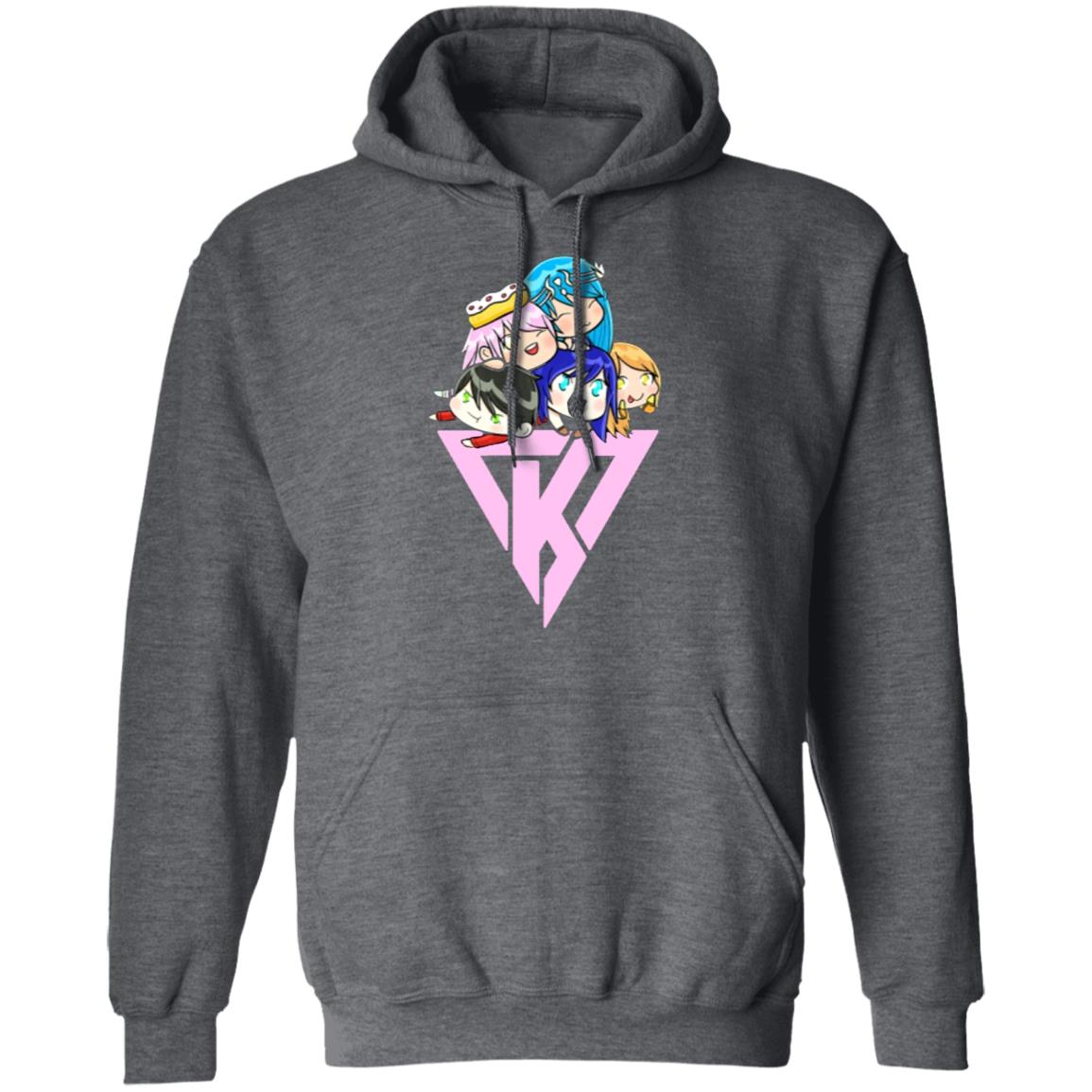 Funneh And The Krew Gacha Life Men Hoodie Black T Shirt - Teechipus